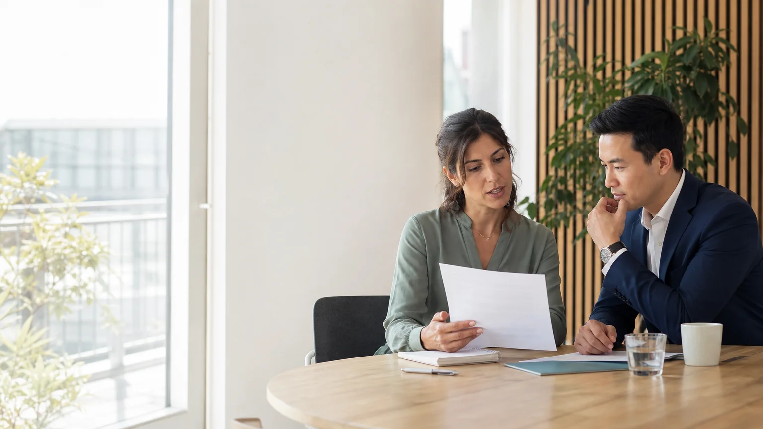Entrepreneuse échangeant en anglais avec un partenaire professionnel