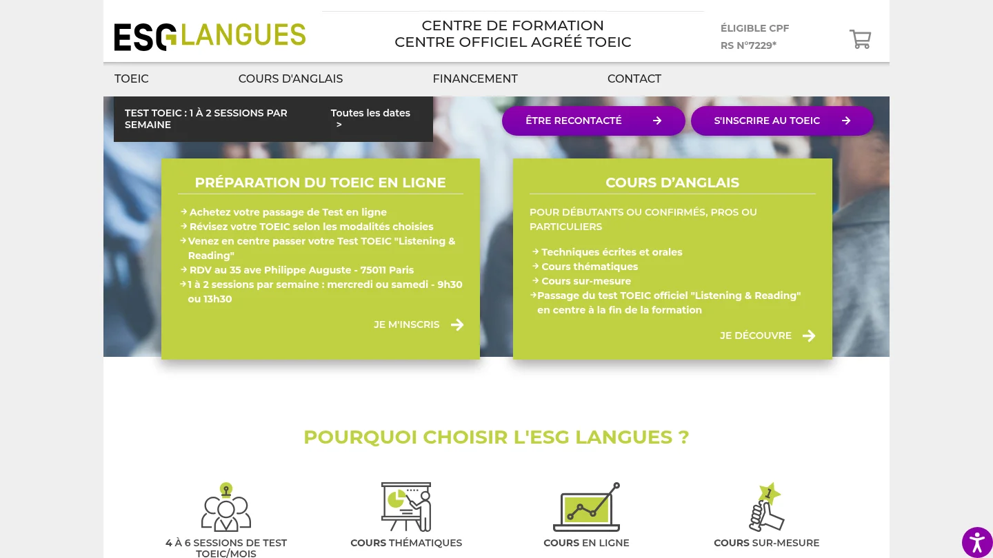 ESG Langues